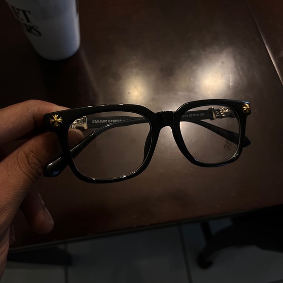 Chrome Glasses |Black & Gold| - Picture 2 of 3